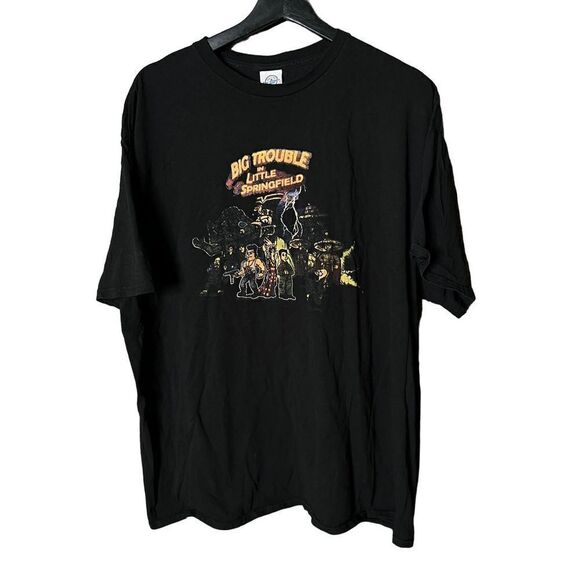 VTG The Simpsons Big Trouble In Little Springfield T Shirt XXL - Picture 1 of 3